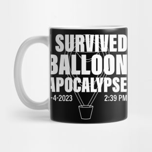 I Survived Balloon Apocalypse Funny Chinese Spy Surveillance Mug